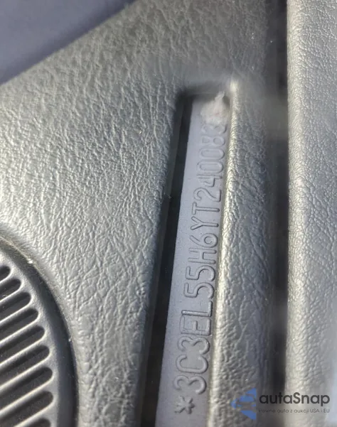 2000 Chrysler Sebring Jxi from USA, damaged, VIN 3C3EL55H6YT240083